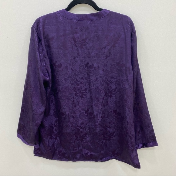 Vintage Victoria’s Secret silky purple pajama set Sz Medium - Picture 11 of 11